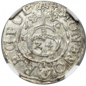Žigmund III Vasa, polostopa 1616, Bydgoszcz - NGC MS62
