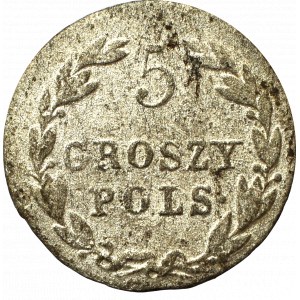 Poľské kráľovstvo, Alexander I., 5 groszy 1819 IB