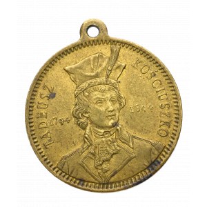 Polsko, 19. století, medaile k přísaze v Krakově 1894