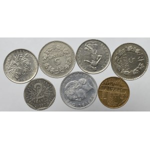 Francúzsko, sada mincí (7 kusov)
