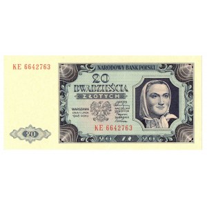 PRL, 20 Zloty 1948 KE