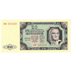 PRL, 20 złotych 1948 HM
