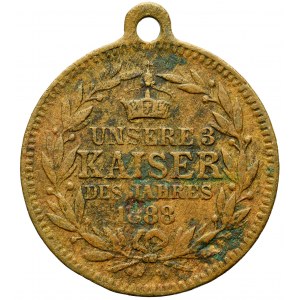 Nemecko, medaila z roku troch cisárov 1888