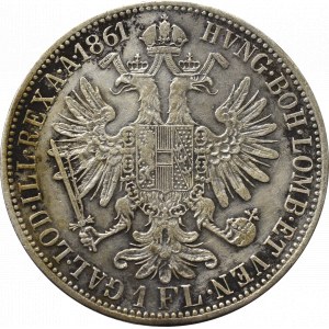 Österreich-Ungarn, 1 Gulden 1861