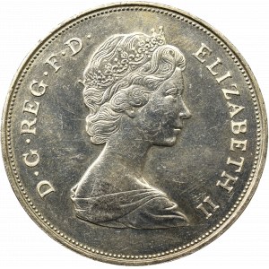 Anglicko, 25 New Pence 1981 - Svadba