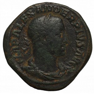 Roman Empire, Alexander Sever, Sestertius - Mars