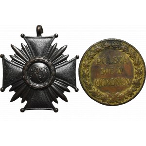 II RP, Set Bronze Cross of Merit and Army Medal