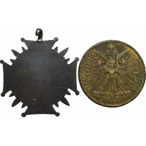 II RP, Set Bronze Cross of Merit and Army Medal