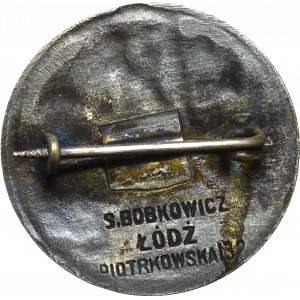 II RP, Gedenkplakette zur Weihe der Vereinsfahne Łódź 1928