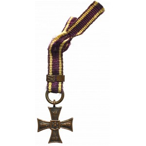 II RP, Miniature of the Cross of Valour with re-granting hardware