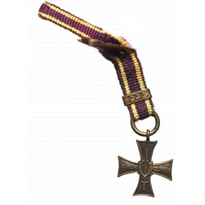 II RP, Miniature of the Cross of Valour with re-granting hardware