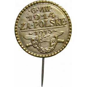 Poland, Patriotic pin For Poland 1915