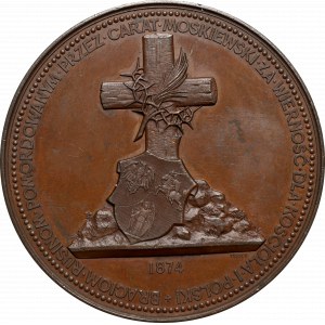 Polen, Medaille zum Gedenken an die vom Zaren ermordeten Ruthenen, 1874