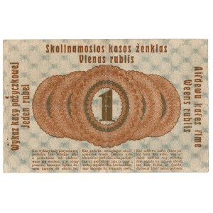 Poznan, 1 ruble 1916, long clause WYSTARA, RARE