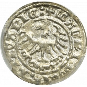 Žigmund I. Starý, polgroš 1512, Vilnius - PCGS MS62