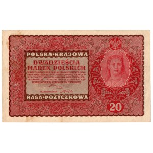 Second Republic, 20 Polish marks 1919 II SERJA EH