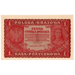Druhá polská republika, 1 polská marka 1919 1. série DV