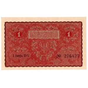 Second Republic, 1 Polish mark 1919 I SERIES DV