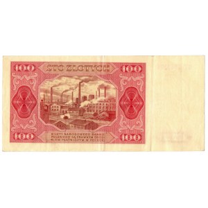PRL, zestaw 100 złotych 1948 - 2 egzemplarze bez ramki Serie : GT, FZ