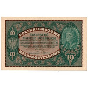 Second Republic, 10 Polish marks 1919 II SERJA AP