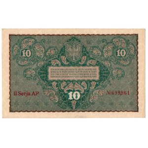 Second Republic, 10 Polish marks 1919 II SERJA AP