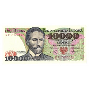 PRL, 10 000 złotych 1988 DP