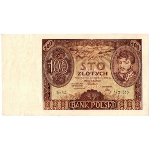 II RP, 100 gold 1932 +X+ in AZ watermark.