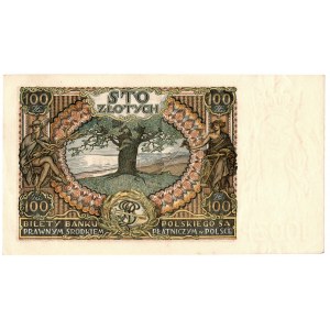 II RP, 100 złotych 1932 +X+ w znaku wodnym AZ.