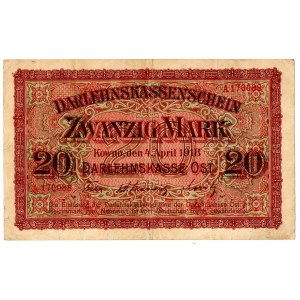 Kaunas, 20 marks 1918