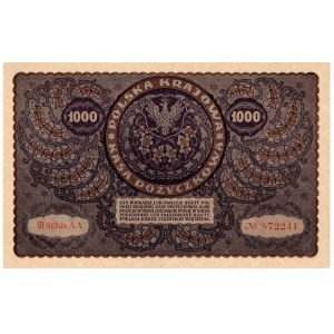 Second Republic, 1000 Polish marks 1919 III SERIES AA