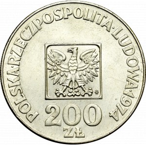 PRL, 200 złotych 1974 XXX Rocznica zwycięstwa