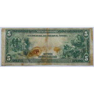 USA, 5 dollars 1914