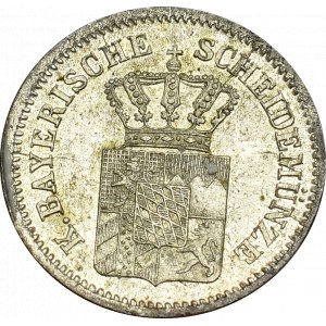 Niemcy, Bawaria, 1 krajcar 1870