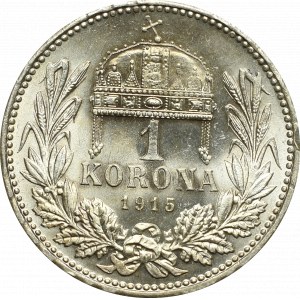 Rakúsko-Uhorsko, 1 koruna 1915