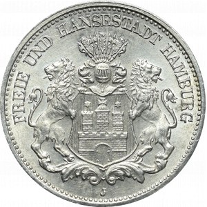 Německo, Výmarská republika, Hamburk, 1/2 milionu marek 1923