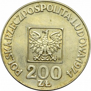 Poľská ľudová republika, 200 zlotých 1974 XXX. výročie víťazstva