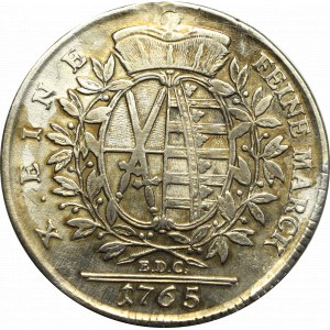 Nemecko, Sasko, Fridrich August III, Thaler 1765