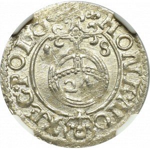 Žigmund III Vasa, polostopa 1618, Bydgoszcz - NGC UNC Podrobnosti