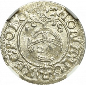 Zygmunt III Waza, Półtorak 1618, Bydgoszcz - NGC UNC Details