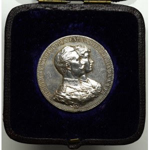 Německo, medaile k výročí svatby Viléma II. 1912