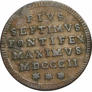 Państwo Kościelne, Pius VII, 1/2 baiocco 1802