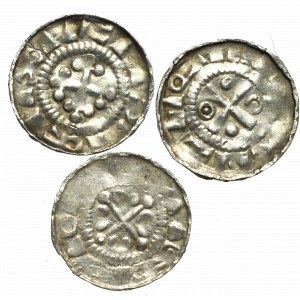 Germany, Lot of cross denarius