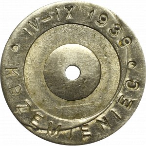 II RP, Krzemienice token 1939