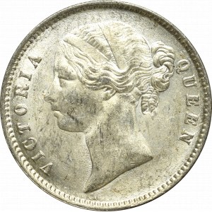 Britská Indie, 1 rupie 1840 - 28 bobulí