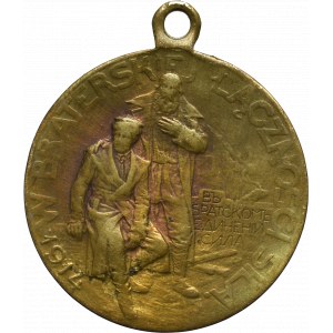 Polsko, medaile Rusové polským bratrům 1914.