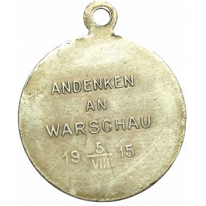 Polen, Medaille zum Gedenken an den Einmarsch der Deutschen in Warschau 1915