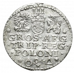 Sigismund III Vasa, 3 groschen 1594, Marienburg