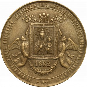 Polen, Gedenkmedaille zum 500-jährigen Bestehen der Malerei von Jasna Gora 1882 - Kopie