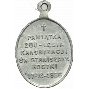 II RP, Gedenkmedaille auf die Heiligsprechung des heiligen Stanislaus Kostka 1926