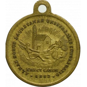 Medalik Matka Boska Loretańska 1883